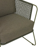 Cabana Sleigh Armchair Emerald