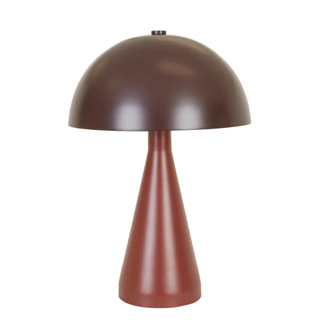 Easton Dome Table Lamp Burgundy