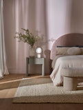 Easton Globe Table Lamp White Marble