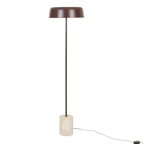 Easton Marquee Floor Lamp Burgundy