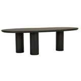 Seb Curve Dining Table 2600mm Black