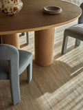 Seb Curve Dining Table 2600mm Natural