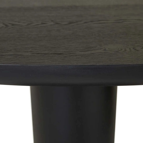 Seb Curve Dining Table 2600mm Black – the design library