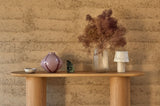 Seb Oval Console Walnut
