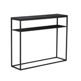 Elle Slim Console 900mm Black/Black
