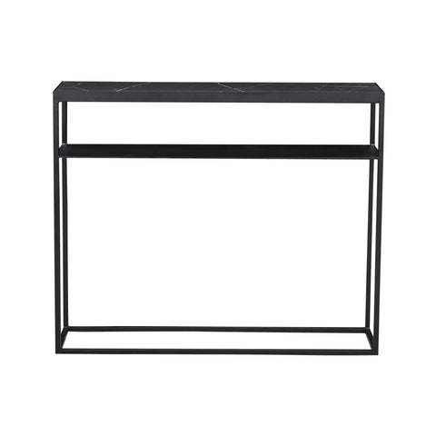 Elle Slim Console 900mm Black/Black