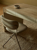 Piccolo Spider Leg Office Chair Sandstone