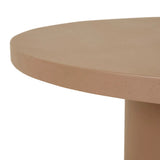 Petra Round Dining Table Neutral Clay