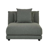 Felix Crest Centre Sofa Olive Leaf
