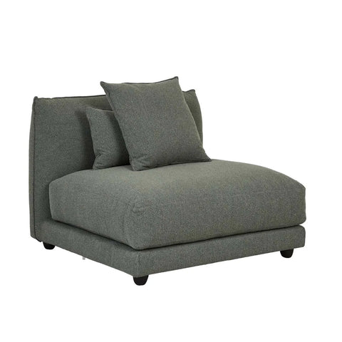 Felix Crest Centre Sofa Olive Leaf
