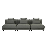 Felix Crest Centre Sofa Olive Leaf