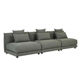 Felix Crest Centre Sofa Olive Leaf