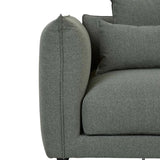 Felix Crest Left Corner Sofa Olive Leaf