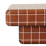 Seville Tile Coffee Table Red Glaze