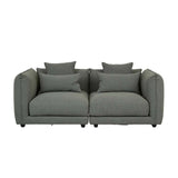 Felix Crest Left Corner Sofa Olive Leaf