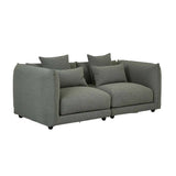 Felix Crest Left Corner Sofa Olive Leaf