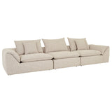 Madrid Fold Left Arm Sofa Tapioca