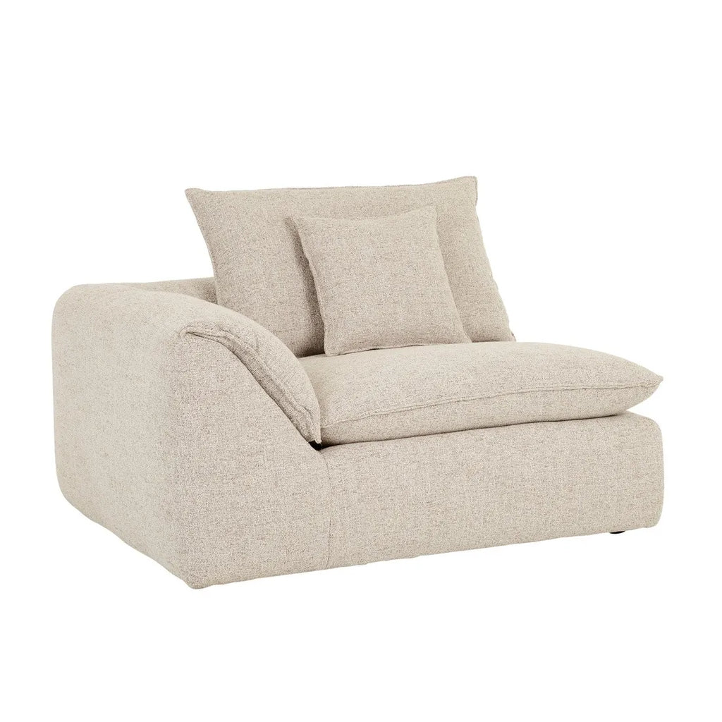 Madrid Fold Left Arm Sofa Tapioca