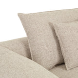Madrid Fold Left Arm Sofa Tapioca