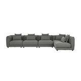 Felix Crest Left Corner Sofa Olive Leaf