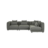 Felix Crest Right Corner Sofa Olive Leaf
