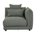 Felix Crest Right Corner Sofa Olive Leaf