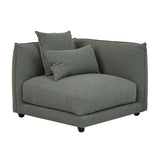 Felix Crest Right Corner Sofa Olive Leaf