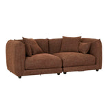 Felix Crest Right Corner Sofa Auburn