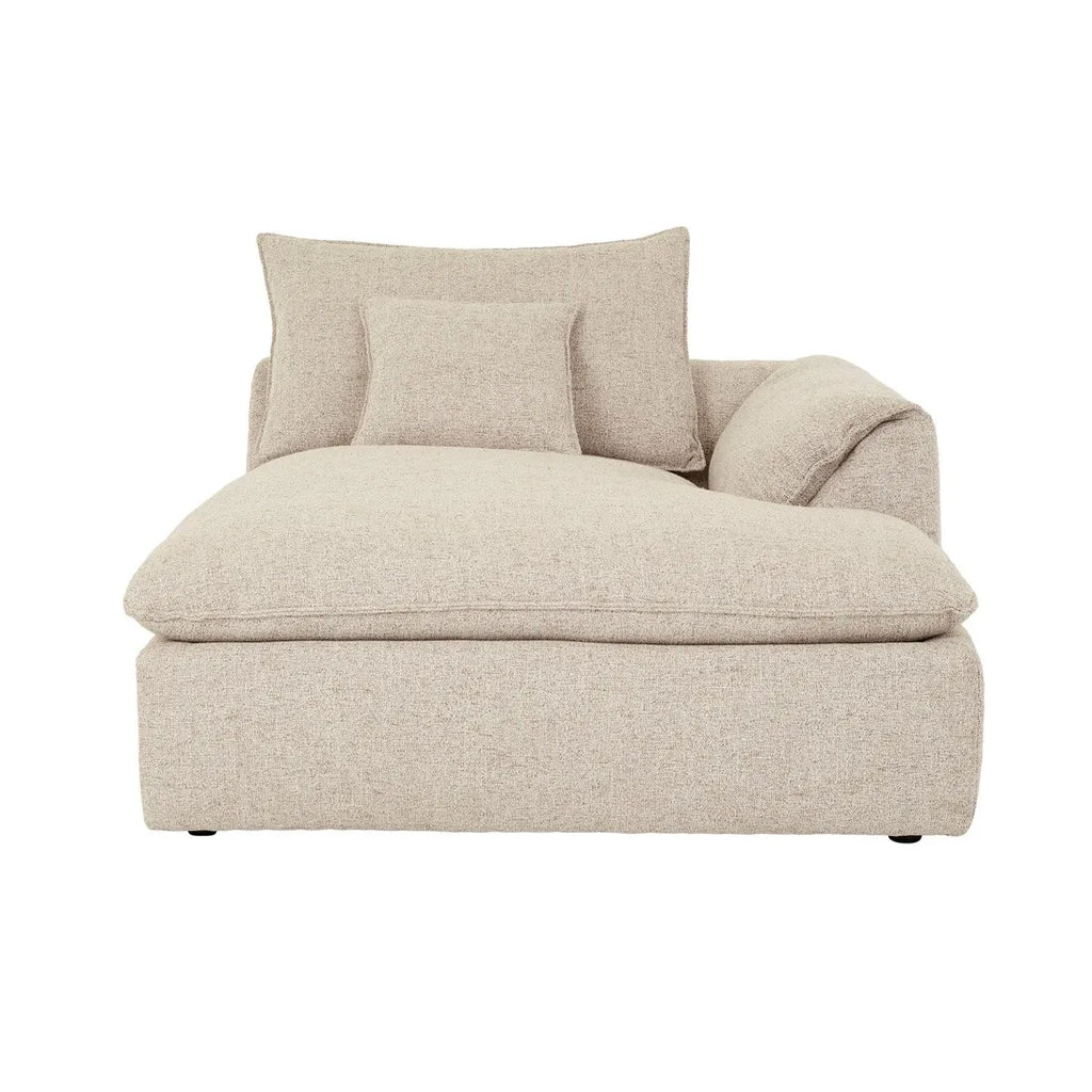 Madrid Fold Right Chaise Sofa Tapioca