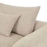 Madrid Fold Right Chaise Sofa Tapioca