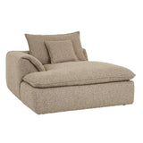 Madrid Fold Left Chaise Sofa Mercury Boucle