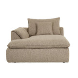 Madrid Fold Left Chaise Sofa Mercury Boucle