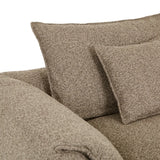 Madrid Fold Left Chaise Sofa Mercury Boucle
