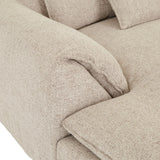 Madrid Fold Left Chaise Sofa Tapioca