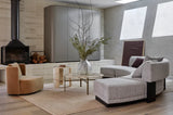Felix Orbit Two Seater Arc Sofa Moss Tweed