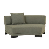 Felix Orbit Two Seater Arc Sofa Moss Tweed