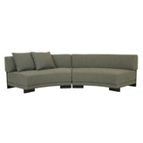 Felix Orbit Two Seater Arc Sofa Moss Tweed