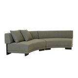 Felix Orbit Two Seater Arc Sofa Moss Tweed