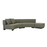 Felix Orbit Two Seater Arc Sofa Moss Tweed