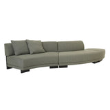 Felix Orbit Two Seater Arc Sofa Moss Tweed