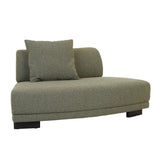 Felix Orbit Two Seater Curve Sofa Moss Tweed