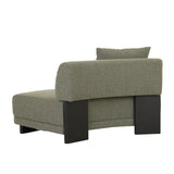 Felix Orbit Two Seater Curve Sofa Moss Tweed