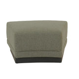 Felix Orbit Wedge Ottoman Moss Tweed