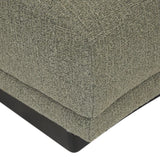 Felix Orbit Wedge Ottoman Moss Tweed