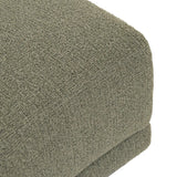 Felix Orbit Wedge Ottoman Moss Tweed