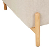 Vittoria Ingrid Three Seater Sofa Buttermilk Tweed