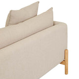 Vittoria Ingrid Three Seater Sofa Buttermilk Tweed