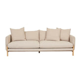 Vittoria Ingrid Three Seater Sofa Buttermilk Tweed