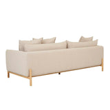 Vittoria Ingrid Three Seater Sofa Buttermilk Tweed