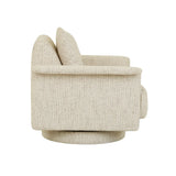 Hugo Gia Swivel Chair White Bark